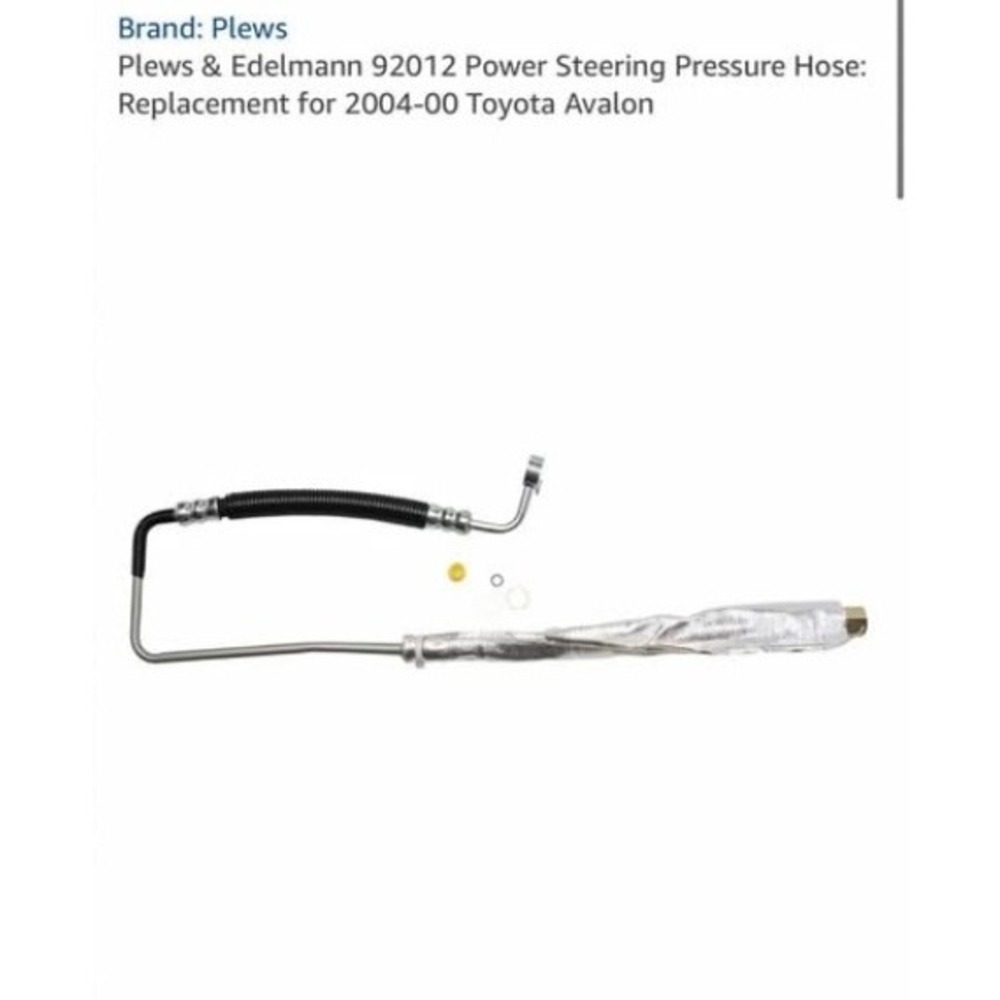 Plews & Edelmann 92012 Power Steering Pressure Hose:‎ Replacement for 2004-00